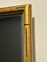 Load image into Gallery viewer, Hand Painted Fabric with Gold Threading of Asian Empress in Gold Bamboo Frame
