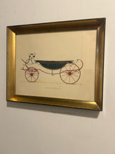 Load image into Gallery viewer, Framed Art Print of Historical Carriage &quot;Landau A 8 Ressorts&quot;
