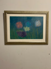 Load image into Gallery viewer, Framed Print of Pastel Flowers in Grass
