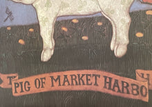 Load image into Gallery viewer, Framed Print &quot;The Pig of Market Harborough&quot; by Suzanne Ring Caplan
