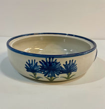 Load image into Gallery viewer, Cornflower Bachelor Button Serving Bowl from Louisville Stoneware
