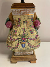 Load image into Gallery viewer, Yelllow &amp; Pink Ceramic Table Lamp
