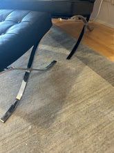 Load image into Gallery viewer, MCM Reproduction Mies Van Der Rohr Knoll Stainless Steel Barcelona Chair &amp; Foot Stool
