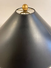 Load image into Gallery viewer, Brushed Gold Table Lamp with Black Shade
