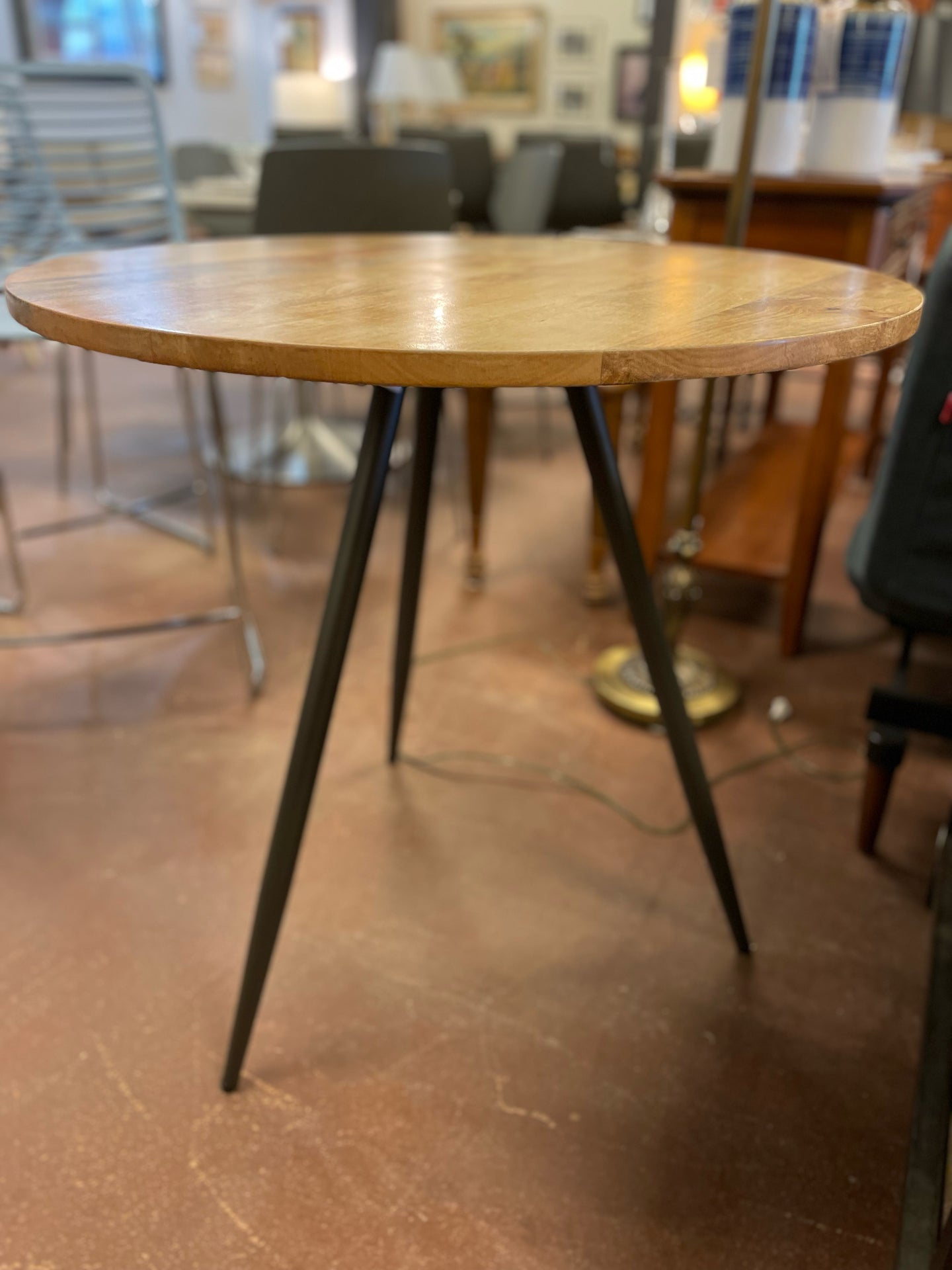 Small Round Bistro Dining Table from West Elm