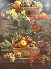Load image into Gallery viewer, Fruit Still Life Canvas Reproduction with Ornate Gold  Frame
