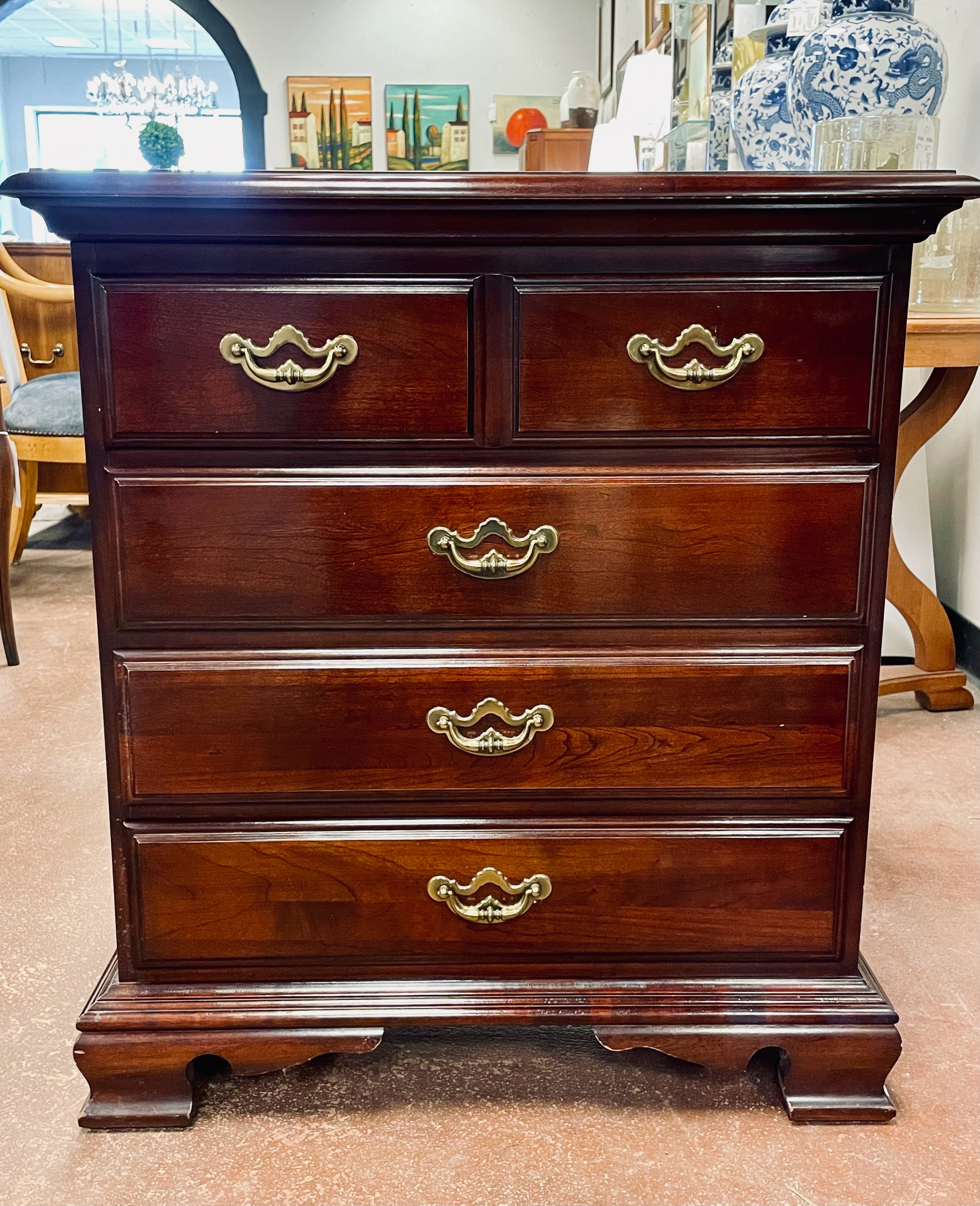 thomasville dresser Four Drawer Mahogany Chest from Thomasville Furniture