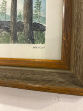 Load image into Gallery viewer, Framed Original Watercolor &quot;Just Beyond the Top&quot; by Jack Scott, signed
