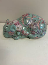 Load image into Gallery viewer, Vintage Hand Painted Chinese Porcelain Cat
