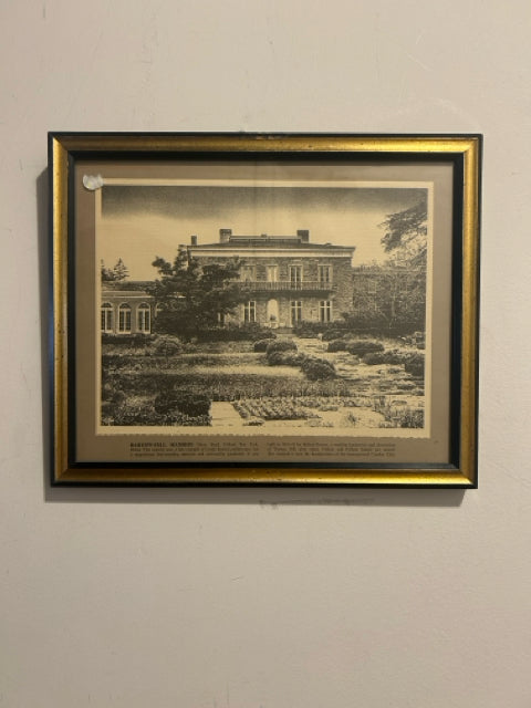 Framed Print Bartow-Pell Mansion, Pelham Bay Park, Bronx