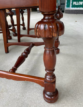 Load image into Gallery viewer, Five Renaissance Revival Style Upholstered Wood Frame Dining Chairs
