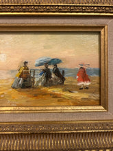 Load image into Gallery viewer, Vintage Seaside Impressionist Oil Painting (III), signed
