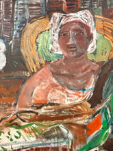 Load image into Gallery viewer, Original Oil Expressionist Painting of Three Figures
