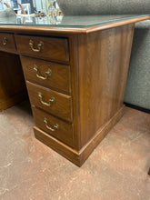 Load image into Gallery viewer, Six Drawer Desk with Glass Top from Drexel Heritage Furniture
