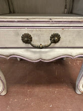 Load image into Gallery viewer, Shabby Chic French Provincial Style Wire Front Side Table/Nightstand
