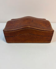 Load image into Gallery viewer, Vintage Leather Jewelry Box/Storage Box  made in Italy
