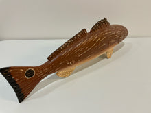 Load image into Gallery viewer, Hand Carved Wood Fish, stamped
