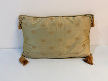 Load image into Gallery viewer, Silk Rectangular Pillow with Tassels
