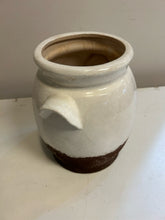 Load image into Gallery viewer, Two Tone Glazed Ceramic Crock
