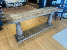 Load image into Gallery viewer, Balustrade Salvaged Wood Console Table from Restoration Hardware
