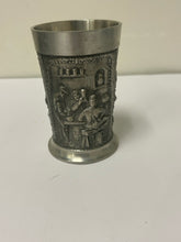 Load image into Gallery viewer, Vintage German Pewter Cup with Embossed Relief-3
