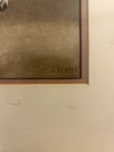 Load image into Gallery viewer, Framed &quot;Capriole&quot; by J. Plank, signed
