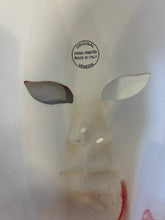 Load image into Gallery viewer, Hand Painted Venezia Mask with Red Feathers made in Italy
