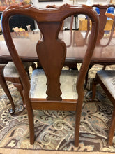 Load image into Gallery viewer, Dining Room Table, 6 Side Chairs with 2 Leaves &amp; Pads from Ethan Allen
