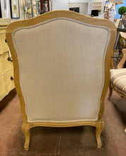 Load image into Gallery viewer, Light Tan Upholstered Bergere Chair
