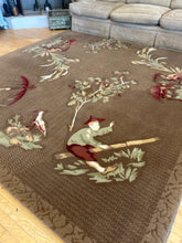 Load image into Gallery viewer, Wool Area Rug with  Asian Motif from Davis &amp; Davis

