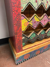 Load image into Gallery viewer, Hand Painted Decorative Wine Rack
