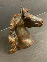 Load image into Gallery viewer, Bronze Horse Bust
