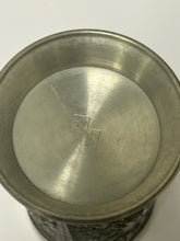 Load image into Gallery viewer, Vintage German Pewter Cup with Embossed Relief-3
