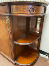 Load image into Gallery viewer, Vintage French Louis XVI Buffet with One Cabinet, Display Shelving &amp; Marble Top
