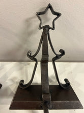 Load image into Gallery viewer, Pair of Cast Iron Christmas Tree Stocking Holders
