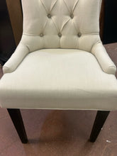 Load image into Gallery viewer, Black Painted Dining Room Table, 4 Upholstered Side Chairs &amp; Two Wood Framed Head Chairs with Three 11&quot; Leaves
