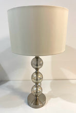 Load image into Gallery viewer, Mercury Glass Triple Sphere Table Lamp
