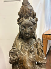 Load image into Gallery viewer, Mid- Century Floor Sculpture of Hindu Goddess
