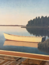 Load image into Gallery viewer, Framed Print of Row Boat on Calm Water
