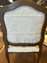Load image into Gallery viewer, Pair of Arm Chairs with Animal Print Upholstery
