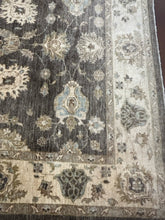 Load image into Gallery viewer, Brown, Cream &amp; Blue Area Rug
