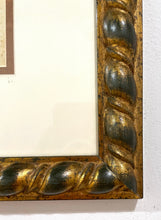 Load image into Gallery viewer, Framed Botanical  "Cannacorus Latifolius Vulgaris" by Giovanna Garzoni
