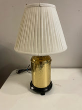 Load image into Gallery viewer, Etched Brass Canister Lamp
