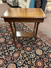 Load image into Gallery viewer, Vintage One Drawer Occasional Table on Casters
