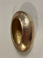 Load image into Gallery viewer, Brass Hammered Oval Bowl from Hosley
