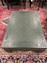 Load image into Gallery viewer, Vintage Chinoiserie Cocktail Table with  Fret Grid Center Design from Baker
