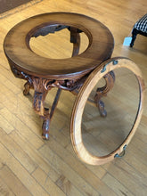 Load image into Gallery viewer, French Carved Wood Tray Top Table

