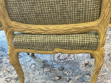 Load image into Gallery viewer, Pair of Louis XV Style Fauteuil Armchairs with Patterned Upholstery
