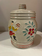 Load image into Gallery viewer, Vintage Lidded Munch Cookie Jar from Red Wing Stoneware
