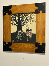 Load image into Gallery viewer, Framed Print of  Traditional Japanese Paper Cutting Art
